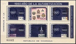 ** 1980 Nyári Olimpia Blokk Mi 125 - Sonstige & Ohne Zuordnung