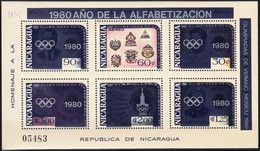 ** 1980 Nyári Olimpia Blokk Mi 125 - Sonstige & Ohne Zuordnung