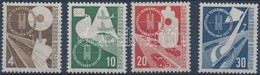 ** 1953 Német Közlekedési Kiállítás München Sor Mi 167-170 (167 Halvány ívszínátnyomat) - Andere & Zonder Classificatie