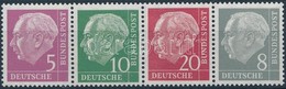 ** 1954 Heuss Bélyegfüzet összefüggés - Altri & Non Classificati