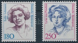 ** 1989 Híres Nők Sor,
Famous Women Set
Mi 1427-1428 - Andere & Zonder Classificatie