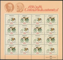 ** 1986 100 éves Az Autó Kisív,
Centenary Of Cars Mini Sheet
Mi 1687-1687 - Autres & Non Classés