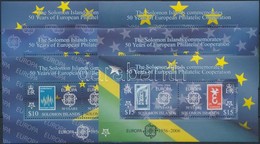 ** 2005 50 éves Az Europa CEPT Blokk Sor Mi 84-89 - Altri & Non Classificati