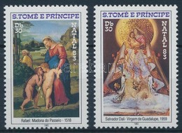 ** 1983 Karácsonyi Festmények Sor,
Christmas Paintings Set
Mi 850-851 - Other & Unclassified