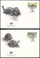 1987 WWF: Teknősök Sor 4 Db FDC-n Mi 137-140 - Autres & Non Classés