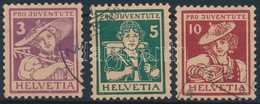 O 1916 Pro Juventute Sor Mi 130-132 - Other & Unclassified