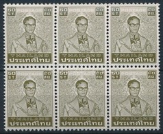 ** 1981 Forgalmi: Bhumibol Aduljadeh Király Hatostömb Mi 993 A X X - Autres & Non Classés