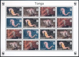 ** 2012 WWF Csikóhalak 4 Sort Tartalmazó Kisív Mi 1768 - 1771 - Altri & Non Classificati