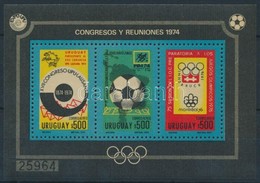 ** 1974 UPU, Téli Olimpia, Labdarúgó VB Blokk Mi 21 - Autres & Non Classés