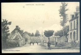 Cpa Du 22 Lanvollon Rue De La Gare    LZ61 - Lanvollon