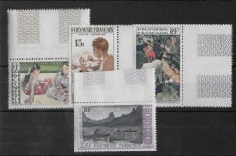 POLYNESIE - 1958 - PA YVERT N°1/4 * MH (LEGERES ADHERENCES SUR LA GOMME) - COTE = 85.5 EUR. - - Unused Stamps