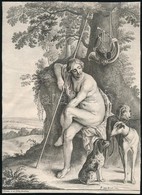 Jean Audran (1667-1756): 4 Db Rézmetszet Illusztráció 15x20 Cm - Estampes & Gravures