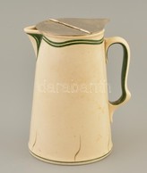 Villeroy&Boch Korsó, Jelzett, Hajszálrepedésekkel, Fém Tetővel, M: 17,5 Cm - Autres & Non Classés