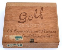 Golf Havana Cigarillos Fa Doboz, 11×10×3 Cm - Sonstige & Ohne Zuordnung