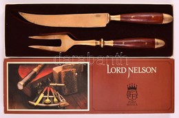 Lord Nelson Hús Villa és Kés Szett, Eredeti Dobozában, H:30 és 34 Cm - Otros & Sin Clasificación