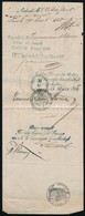 1866 Váltó 50kr Okmánybélyeggel és 1F Szignettával - Unclassified