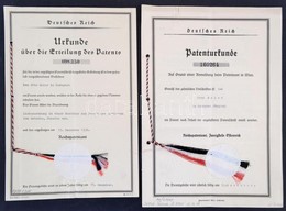 1936 Német Birodalmi Szabadalmi Oklevél Budapesti Lakos Részére, Leírással - Non Classificati