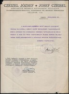 1943 Zombor, Czeizel József Gépjavító Műhely, Kútfúrási Vállalat Fejléces Levele A Honvéd Repülőtér építő Csoport Vízell - Unclassified