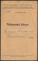 1948 A Pesterzsébeti Hitelszövetkezet Törlesztési Könyve, Bejegyzésekkel - Unclassified