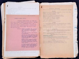 Kb. 100 Db Régi Dokumentum A Magyar Országos Eszperantó Ergyesületről - Ohne Zuordnung