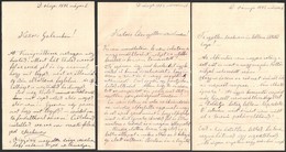 1880-1882 7 Db Dévaványáról írt Szerelmeslevél, érdekes Részletekkel - Unclassified