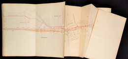 1910 M. Kir. Államvasutak: A Gombos Erdődi Vasútvonal átépítésének Szerződése és Tervdokumentációja Bekötve.  Feltételfü - Non Classés