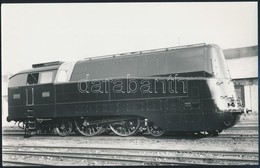 MÁVAG 242 Sorozatú Mozdony, Későbbi Előhívás, 14×23 Cm / MÁVAG Locomotive, Copy Of Vintage Photo - Autres & Non Classés