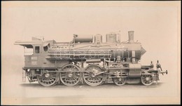 1912 A Magyar Államvasutak Gépgyára 327. Sz Mozdony, / Locomotive 29x16 Cm - Andere & Zonder Classificatie