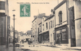 53-VILLAINES-SUR-JUHEL-RUE NEUVE ET PLACE DES HALLES - Villaines La Juhel