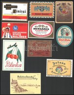 10 Db Különféle Italcímke (sör, Bor, Pálinka) - Publicités