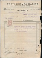 1928-37 Pesti Chevra Kadisa 3 Db Okmány - Other & Unclassified