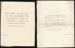 1899-1910 5 Db Izraelita Esküvői Meghívó - Andere & Zonder Classificatie