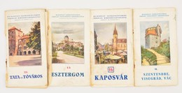 A 'Budapest Székesfőváros Iskolai Tanulmányi Kirándulásai' Sorozat 4 Füzete: 9. Szentendre, Visegrád, Vác; 15. Esztergom - Other & Unclassified