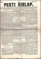 1848 Pesti Hírlap. 1848. Máj. 21. 62 Sz. Szerk.: Csengeri Antal-Kemény Zsigmond. Pest, Landerer Lajos-ny., Hajtásnyomokk - Unclassified