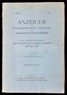 1914 Anzeiger Der Ethnographischen Abtheilung Des Ungarischen National-Museums. 1907 VI. évf. Szerk.: Dr. Semayer Viliba - Non Classificati