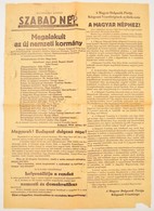 1956 A Szabad Nép Okt. 27-i Lapszáma, érdekes Aktuális Forradalmi Hírekkel - Sin Clasificación