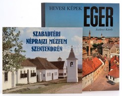 Vegyes Könyvtétel, 4 Db: 
Szelényi Károly: Eger. Hevesi Képek. Bp., 1987, Képzőművészeti Kiadó-Kossuth Nyomda. Kiadói Eg - Zonder Classificatie
