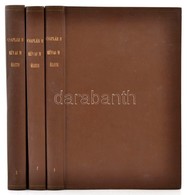 Csaplár Bendek: Révai Miklós élete I-III. Kötet. Bp., 1881-1886, Aigner Lajos,(Rudnyánszky A-ny.), 1 T.+2+357+4+416+4+43 - Zonder Classificatie