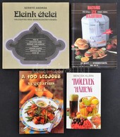 4 Db Szakácskönyv: Ivólevek Házilag, A 100 Legjobb Vegetáriánus  étel, Eleink ételei - Válogatás Régi Szakácskönyvekből, - Non Classés
