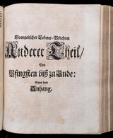 Spener, Philipp Jakob: Die Evangelische Lebens-Pflichten : In Einem Jahrgang Der Predigten Bey Den Sonn- Und Fest-täglic - Non Classificati