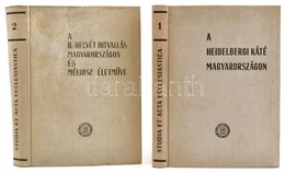 Studia Et Acta Ecclesiastica Sorozat I-II. Kötet. Szerk.: Dr. Bartha Tibor. I. Kötet: A Heidelbergi Káté Története Magya - Zonder Classificatie