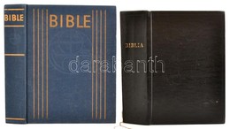 Biblia. Bp.,1977, Református Zsinati Iroda Sajtóosztálya. Kiadói Karcos Műbőr-kötés.+BIble. Písmo Svaté. Prága, 1979. Cs - Non Classificati