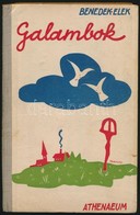 Benedek Elek: Galambok. Elbeszélések Fiatal Leányoknak. Bp.,[1933],Athenaeum, 114+2 P.  Ötödik Kiadás. Kiadó Illusztrált - Ohne Zuordnung
