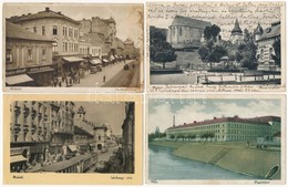 ** * 50 Db Főleg RÉGI Magyar Városképes Lap, Közte Néhány Modern / 50 Mainly Pre-1945 Hungarian Town-view Postcards, Amo - Zonder Classificatie