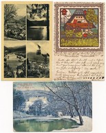 ** * 45 Db Főleg RÉGI Osztrák Városképes Lap, Közte Pár Modern / 45 Mainly Pre-1945 Austrian Town-view Postcards, Among  - Zonder Classificatie