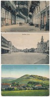 ** * 38 Db Régi Külföldi Városképes Lap, Közte Néhány Erdélyi Lap; Vegyes Minőség / 38 Pre-1945 European Town-view Postc - Non Classés