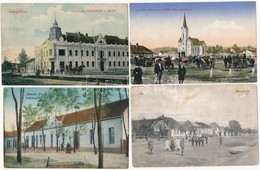 ** * 30 Db RÉGI Magyar Városképes Lap Jobbakkal / 30 Pre-1945 Hungarian Town-view Postcards With Interesting Ones - Unclassified