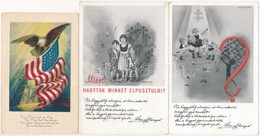** * 6 Db RÉGI Propaganda és Irredenta Képeslap / 6 Pre-1945 Propaganda And Irredenta Postcards - Unclassified