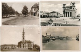 ** * 50 Db Főleg MODERN Magyar Városképes Lap, Közte Néhány Régi / 50 Mainly MODERN Hungarian Town-view Postcards, Inclu - Unclassified