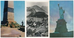 ** * 37 Db Főleg MODERN Külföldi Városképes Lap / 37 Mainly MODERN European And Worldwide Town-view Postcards - Unclassified